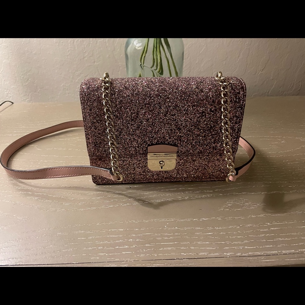 Kate Spade sparkling crossbody bag. Just BEAUTIFUL!